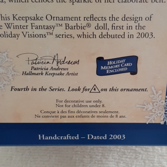 Hallmark Celebration Barbie, 2003. - Picture 4 of 8